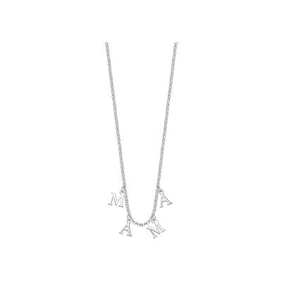 Collier Lotus Silver Mother's Love Maman en argent
