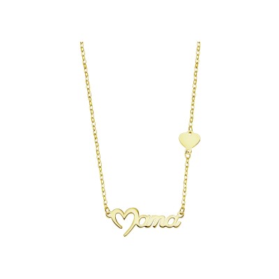 Collier Lotus Silver Mother's Love Maman en argent