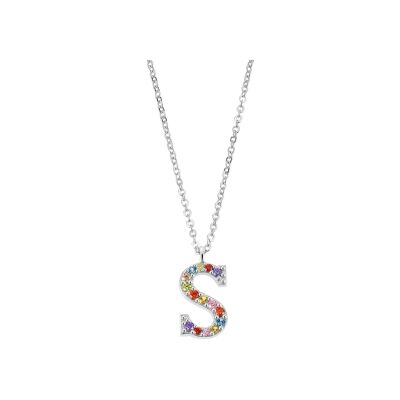 Collier Lotus Silver Rainbow en argent