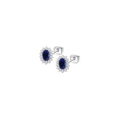 Boucles d'oreilles Lotus Silver Colors en argent