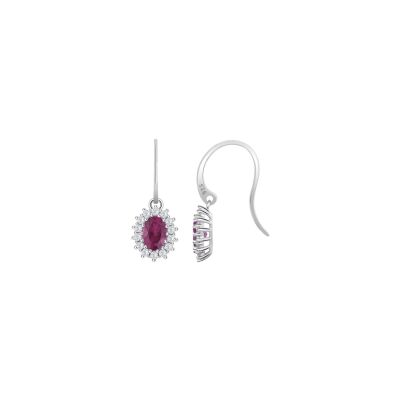 Boucles d'oreilles Lotus Silver Colors en argent