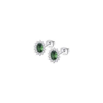 Boucles d'oreilles Lotus Silver Colors en argent