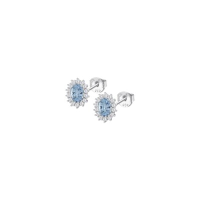 Boucles d'oreilles Lotus Silver Colors en argent