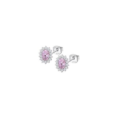 Boucles d'oreilles Lotus Silver Colors en argent