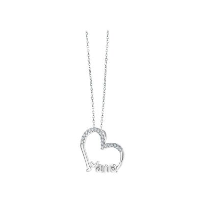 Collier Lotus Silver Mother's Love en argent
