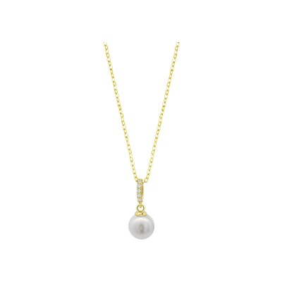 Collier Lotus Silver Pearls en argent