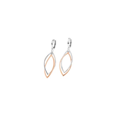 Boucles d'oreilles Lotus Silver Trendy Trendy en argent