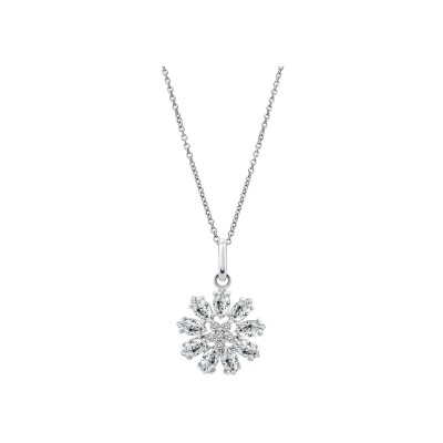 Collier Lotus Silver Colors Fleur en argent