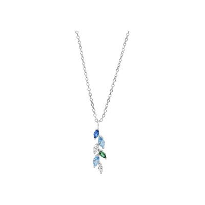 Collier Lotus Silver Colors Nature en argent