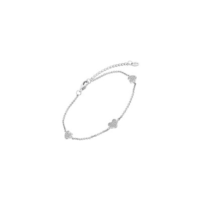 Bracelet Lotus Silver Moments Coeur en argent