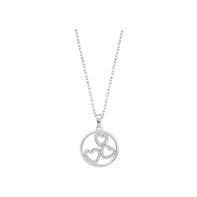 Collier Lotus Silver Moments Coeur en argent