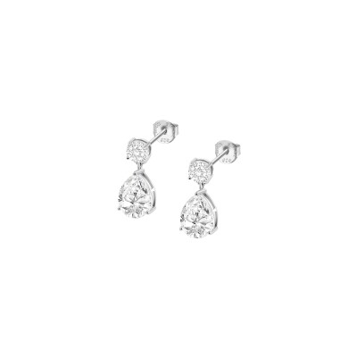Boucles d'oreilles Lotus Silver Beyond Classics en argent