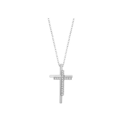 Collier Lotus Silver Beyond Classics Croix en argent
