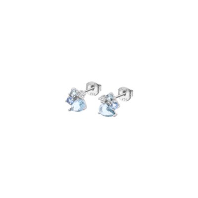 Boucles d'oreilles Lotus Silver Colors en argent