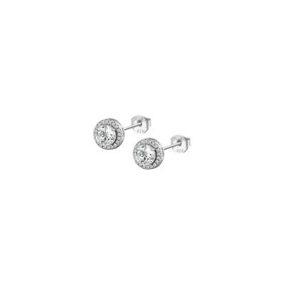 Boucles d'oreilles Lotus Silver Beyond Classics en argent
