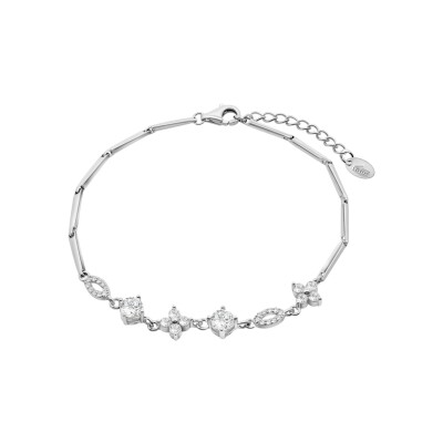 Bracelet Lotus Silver Glam Fleur en argent