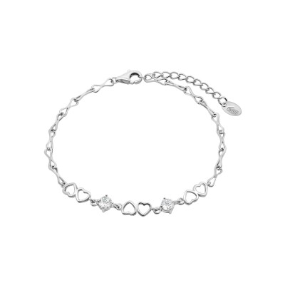 Bracelet Lotus Silver Moments Coeur en argent