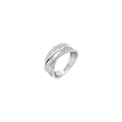 Bague Lotus Silver Glam en argent, taille 56