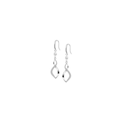 Boucles d'oreilles Lotus Silver Glam en argent