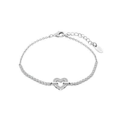 Bracelet Lotus Silver Moments Coeur en argent