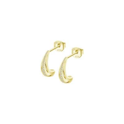 Boucles d'oreilles Lotus Silver Trendy Trendy en argent