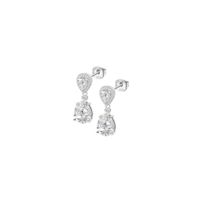 Boucles d'oreilles Lotus Silver Colors en argent