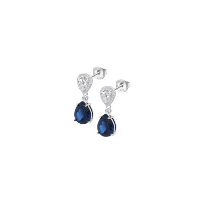 Boucles d'oreilles Lotus Silver Colors en argent
