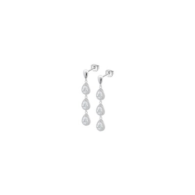 Boucles d'oreilles Lotus Silver Colors en argent