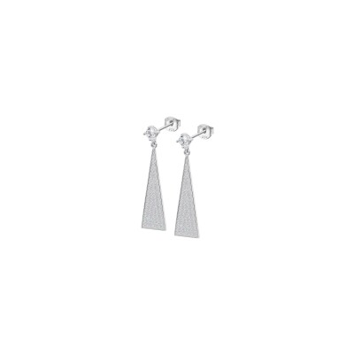 Boucles d'oreilles Lotus Silver Glam en argent