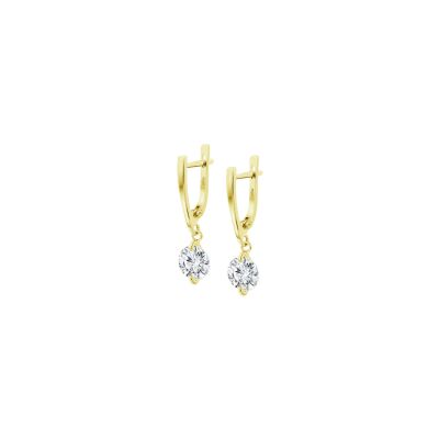 Boucles d'oreilles Lotus Silver Essentials en argent