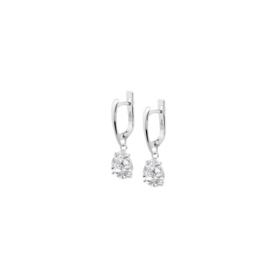 Boucles d'oreilles Lotus Silver Essentials en argent