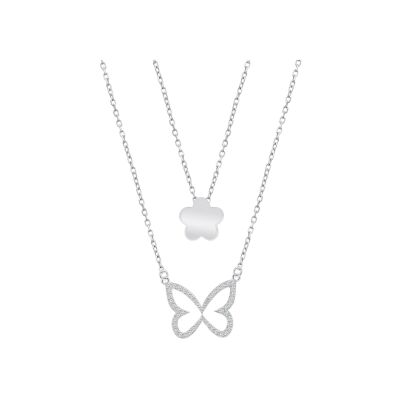 Collier Lotus Silver Trendy en argent