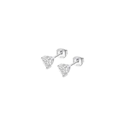 Boucles d'oreilles Lotus Silver Essentials en argent
