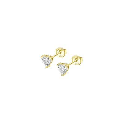 Boucles d'oreilles Lotus Silver Essentials en argent