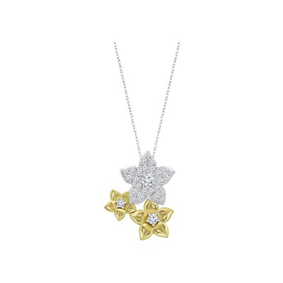 Collier Lotus Silver Trendy Trendy en argent