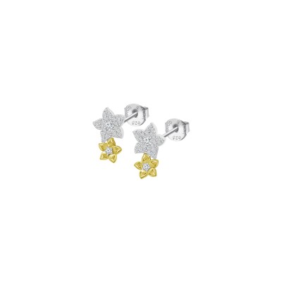 Boucles d'oreilles Lotus Silver Trendy Trendy en argent