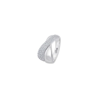Bague Lotus Silver Glam en argent, taille 58