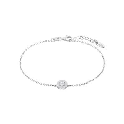 Bracelet Lotus Silver Essentials Géométrique en argent