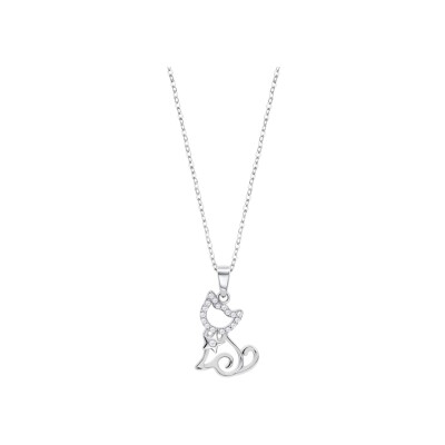 Collier Lotus Silver Mystic Animal en argent