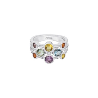 Bague Lotus Silver Colors en argent, taille 54