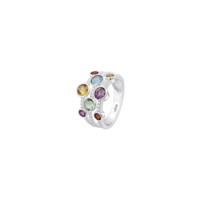 Bague Lotus Silver Colors en argent, taille 56