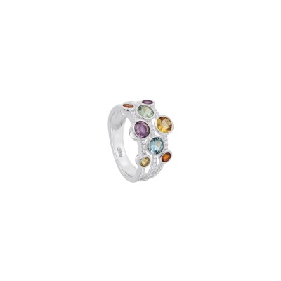Bague Lotus Silver Colors en argent, taille 58