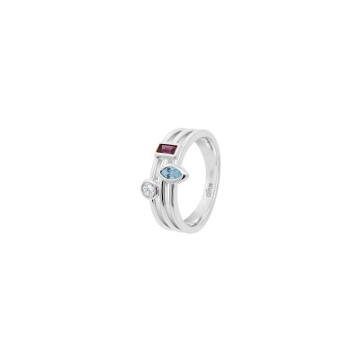 Bague Lotus Silver Colors en argent, taille 54