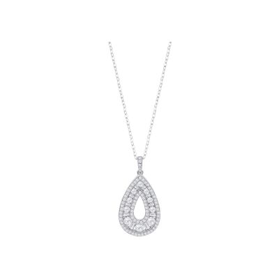 Collier Lotus Silver Glam en argent