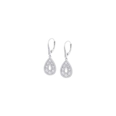 Boucles d'oreilles Lotus Silver Glam en argent