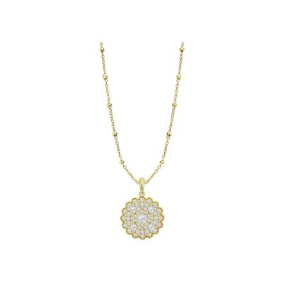Collier Lotus Silver Glam en argent