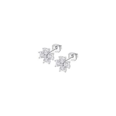 Boucles d'oreilles Lotus Silver Moments en argent