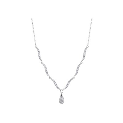 Collier Lotus Silver Glam en argent