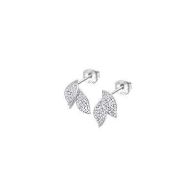 Boucles d'oreilles Lotus Silver Beyond Classics en argent