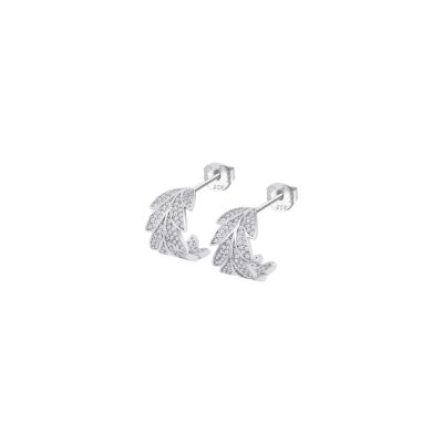 Boucles d'oreilles Lotus Silver Beyond Classics en argent